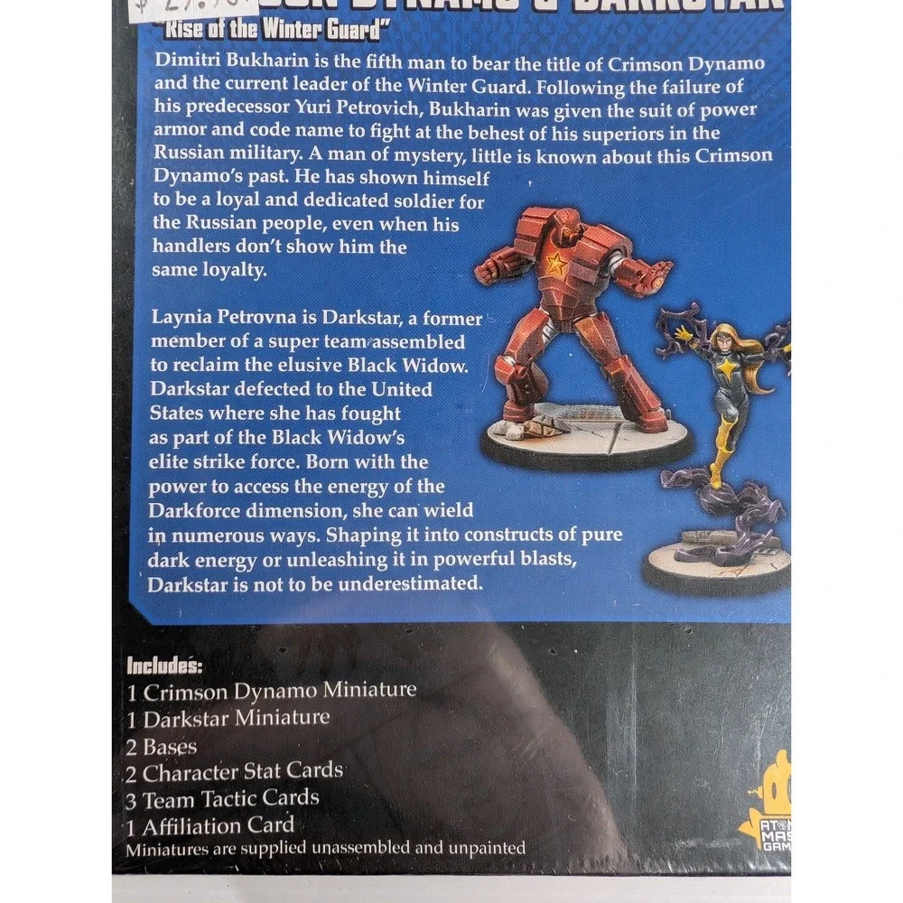Marvel Crisis Protocol: Crimson Dynamo & Darkstar Character Expansion (CP88)‎